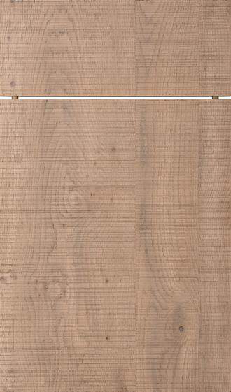 Vanguard Plus Matte Weathered Taupe on rough sawn euro oak veneer